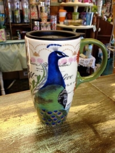 Coffee Peacock Mug