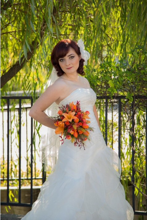Beautiful Bride with bouquet